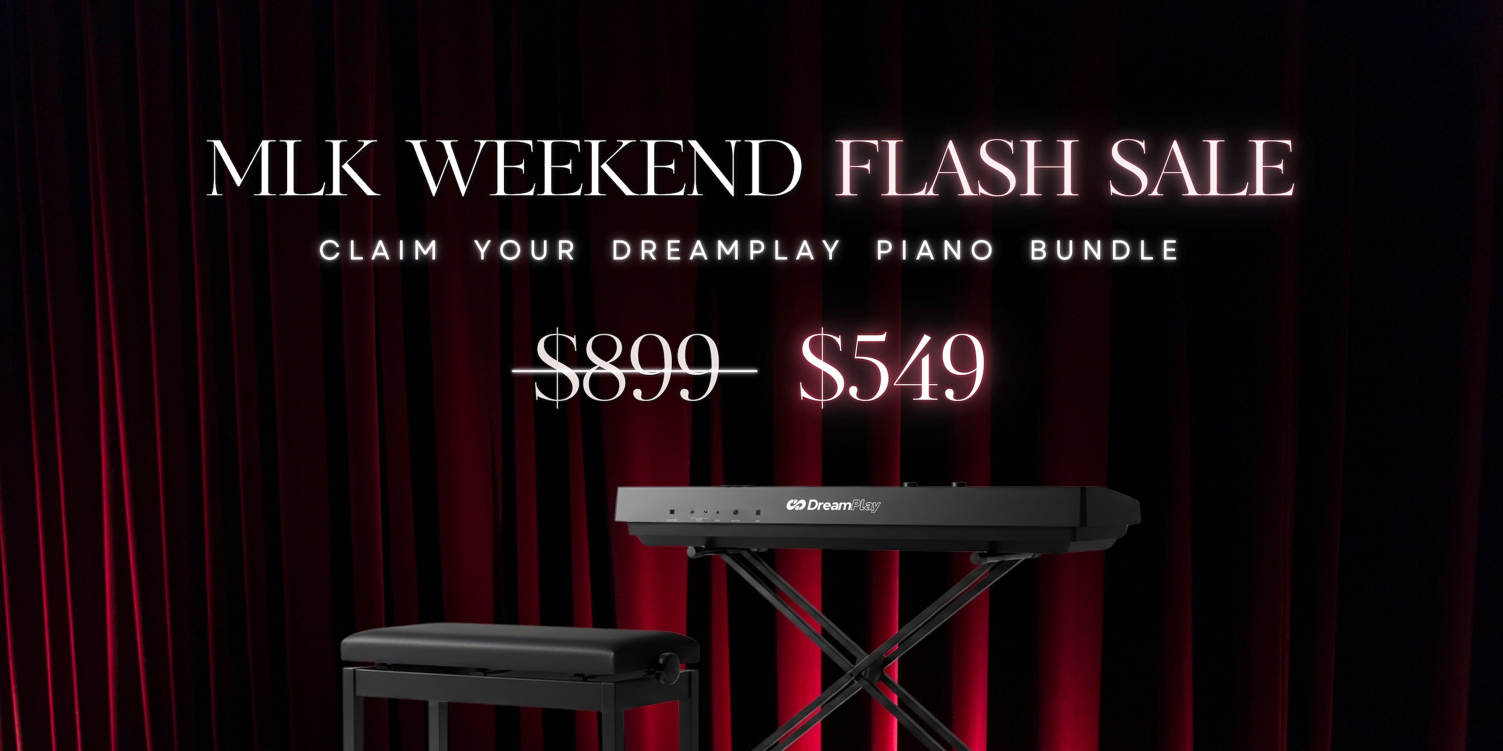 DreamPlay Piano Bundle (MLK Holiday Sale)